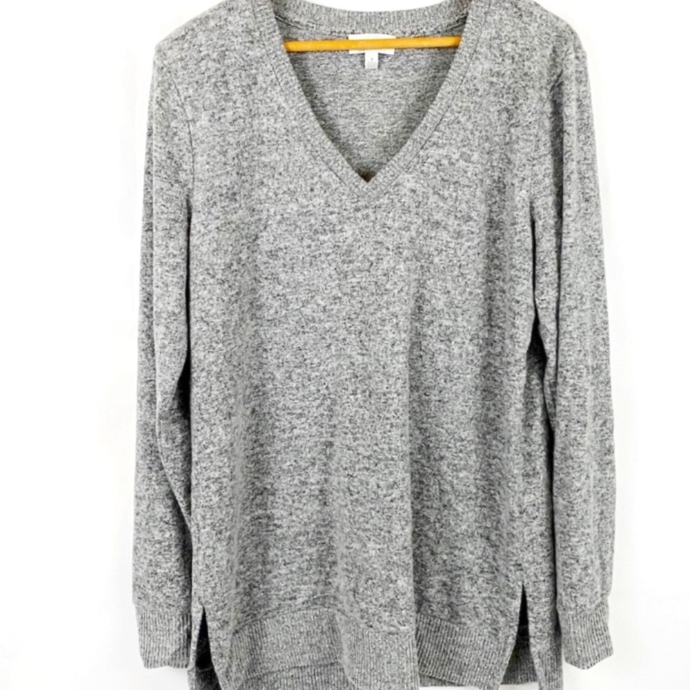 LUCKY BRAND soft oversized grey tunic sweater